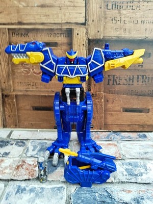 Power Rangers Dino Charge Blue Spino Zord mit Ladegerät - Spinosaurus
