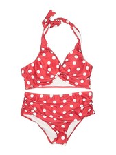 Unbranded Women Red Two Piece Swimsuit M