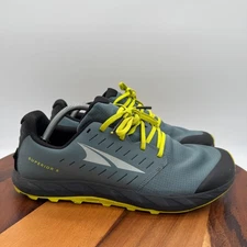 Altra Shoes Mens 12.5 Superior 5 Charcoal Yellow Trail Running Sneakers