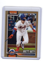 2026 Topps  Gold #347 Brett Baty Series 1 New York Mets #1447/2026
