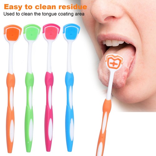 Orabrush Tongue Scraper Tongue Cleaner Help Fight Bad Breath 4 Tongue Scrape OMO - Picture 22 of 22