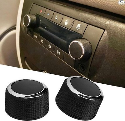 2 PCS Volume Control Knob Replacement for Car Radio, Audio Dial Tuner Repair Kit