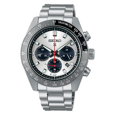 Seiko Prospex Speedtimer 41,4 mm Solar Edelstahl Uhr SSC911P1
