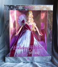 NIB: GLAMOUR 2005 HOLIDAY BARBIE First by BOB MACKIE Collector Free Shipping