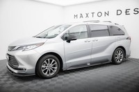 Seitenschweller Ansatz FüR Toyota Sienna Mk4 Schwarz Hochglanz Schweller Ansatz