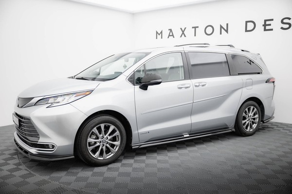 Seitenschweller Ansatz FüR Toyota Sienna Mk4 Schwarz Hochglanz Schweller Ansatz-image
