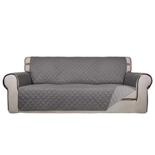 Reversible Quilted Sofa Cover, Water Resistant Slipcover Furniture Protector,...
