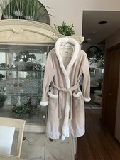 Ugg Women  s Duffield Robe Oatmeal Heather Size Large Preowned Good Condition