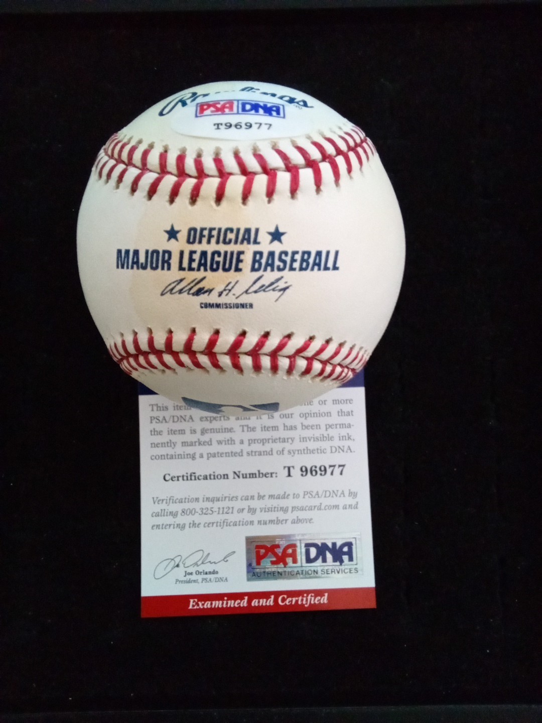 DARRYL STRAWBERRY Autograph Baseball MLB Ball PSA COA Yankees Mets Dodgers view 7