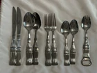 Vintage Gibson Coca Cola Stainless Flatware Service For 2 W/Bottle Opener Spork