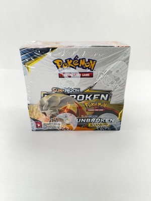sun and moon unbroken bonds booster box POKÉMON SUN & MOON UNBROKEN BONDS BOOSTER BOX (36) - BRAND NEW FACTORY  SEALED