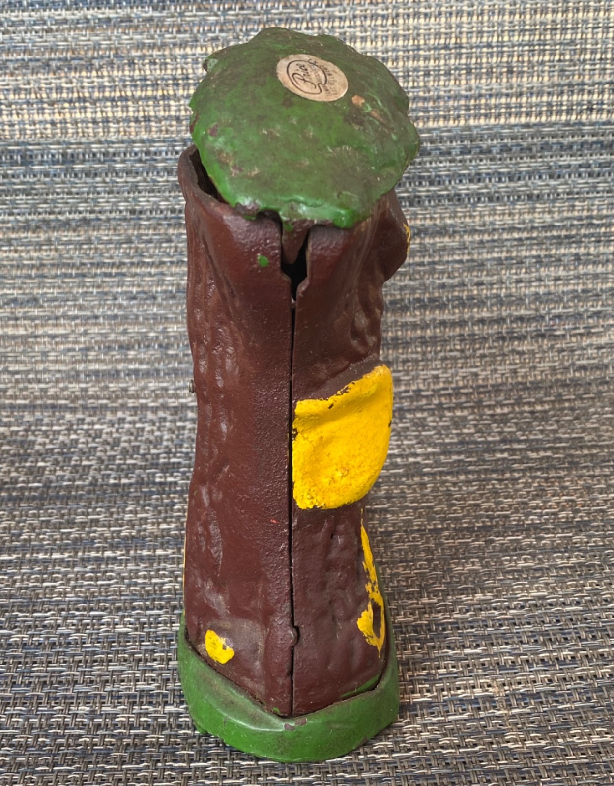 Teddy and The Bear Mechanical Bank  Vintage Reproduction By Price Products