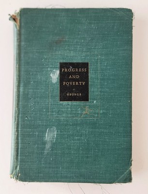 1938 Progress and Poverty Henry George Modern Library No 36 Vintage Hardcover