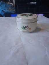 Sadler Pottery Trinket Pot.  Wild Flowers Pattern 9.5cm
