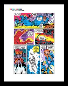 Jack Kirby Fantastic Four #102 Rare Production Art Pg 13