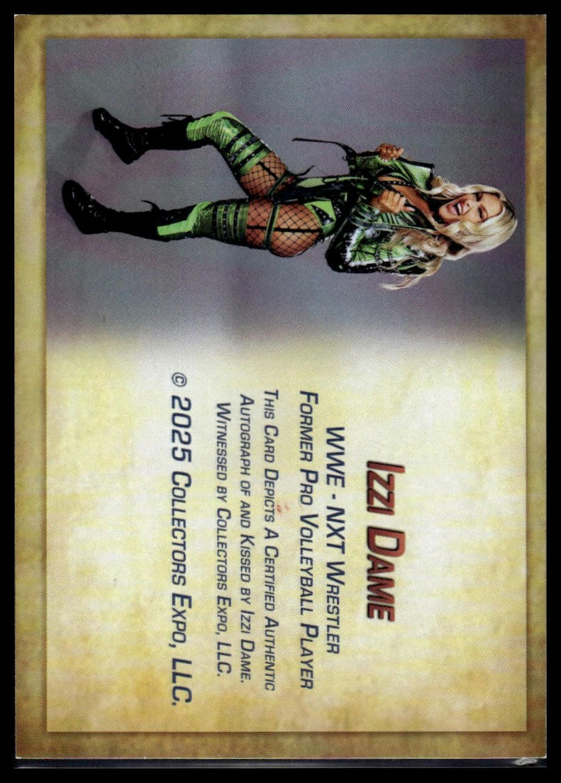 2025 Collector's Expo Izzi Dame Autograph Kiss Card Auto | eBay
