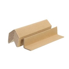 50x L-Shaped Cardboard Corner Protectors 80x30mm, 3mm Thick for Packing, Shippin