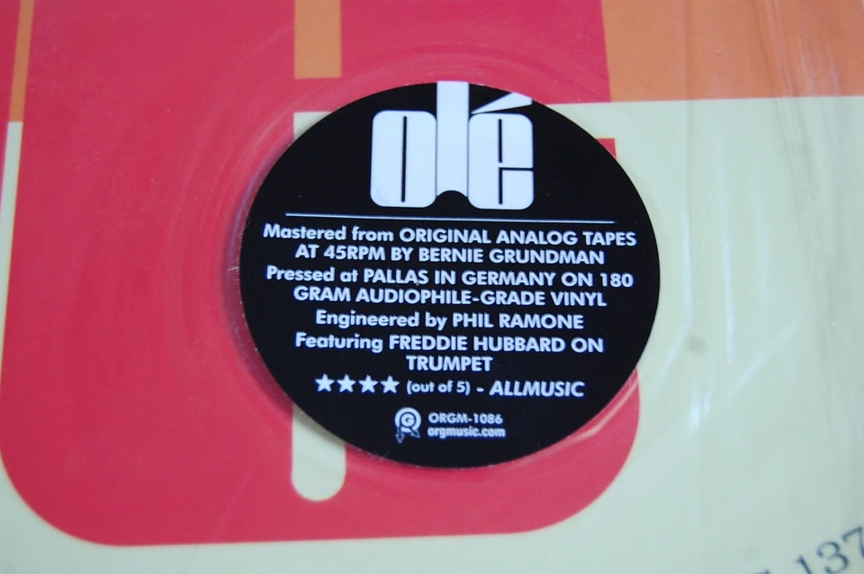 John Coltrane "OLE COLTRANE" 2LP 45RPM NEW SEALED - Image 4 of 4