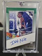 2022 Panini WWE NXT - Nxt Signatures Ivy Nile #NS-IVN Green (AU, RC)