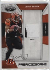 2010 Certified Fabric of the Game Prime 14/50 Cedric Benson #26 0s2