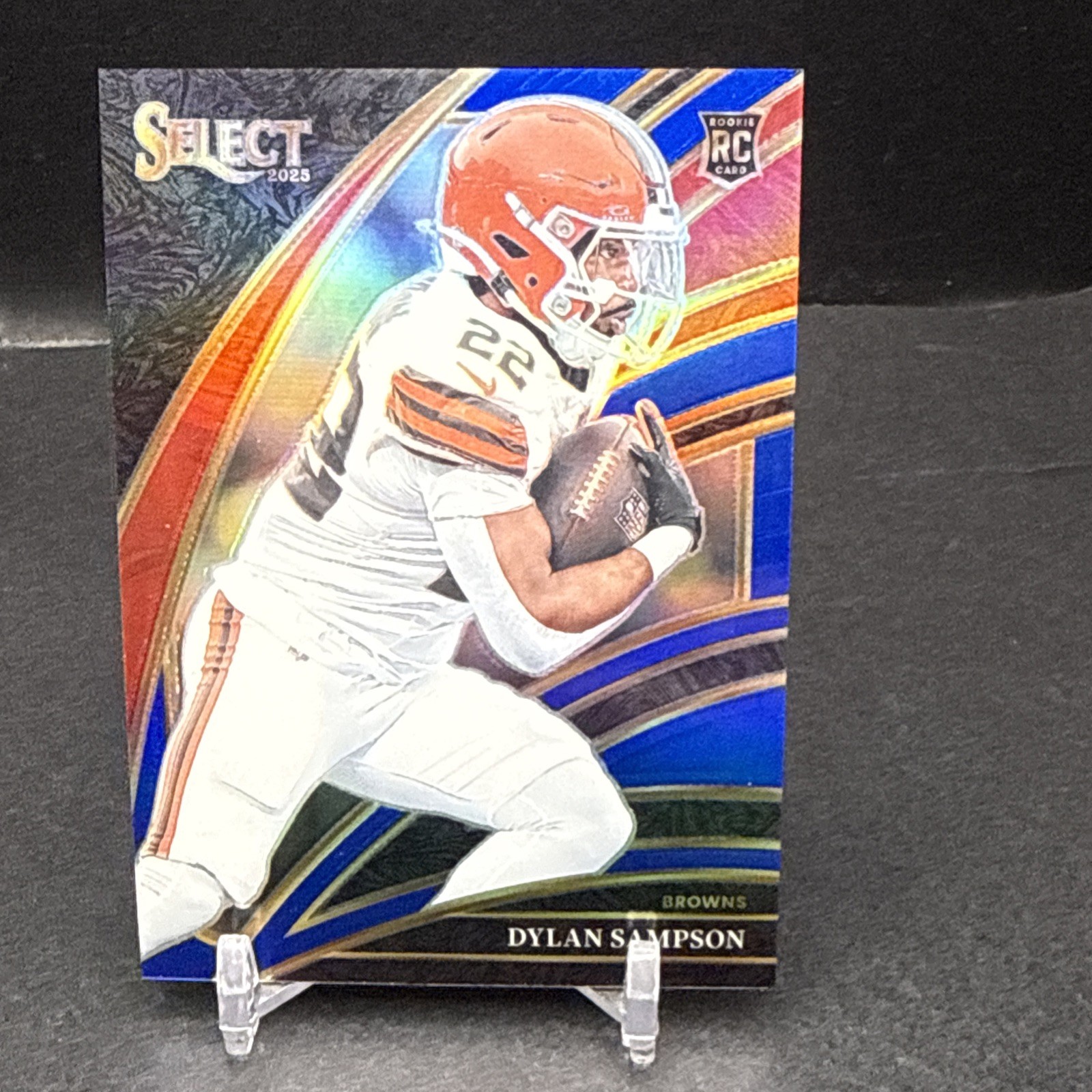 Dylan Sampson 2025 Panini Select RC #255 Blue Prizm SP 19/99 Browns DL1