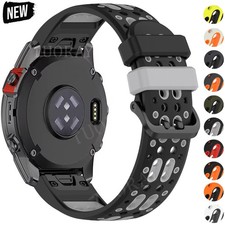 22/26mm Silicone Band For Garmin Fenix 8 Epix Pro/7X 7 6X 6 5X 5 QuickFit Strap