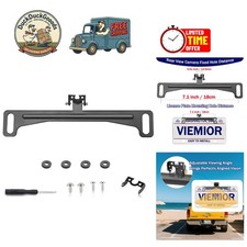 Durable Metal Backup Camera License Plate Bracket - Fits US Vehicles Perfectly