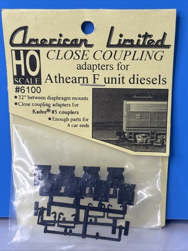 Adaptadores de acoplamiento cerrado American Limited #6100 unidades F Athearn, escala HO, NUEVO DE STOCK | Zustand: New