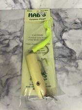 Hab’s Wood Thru-Wire Custom Plugs Yellow Color