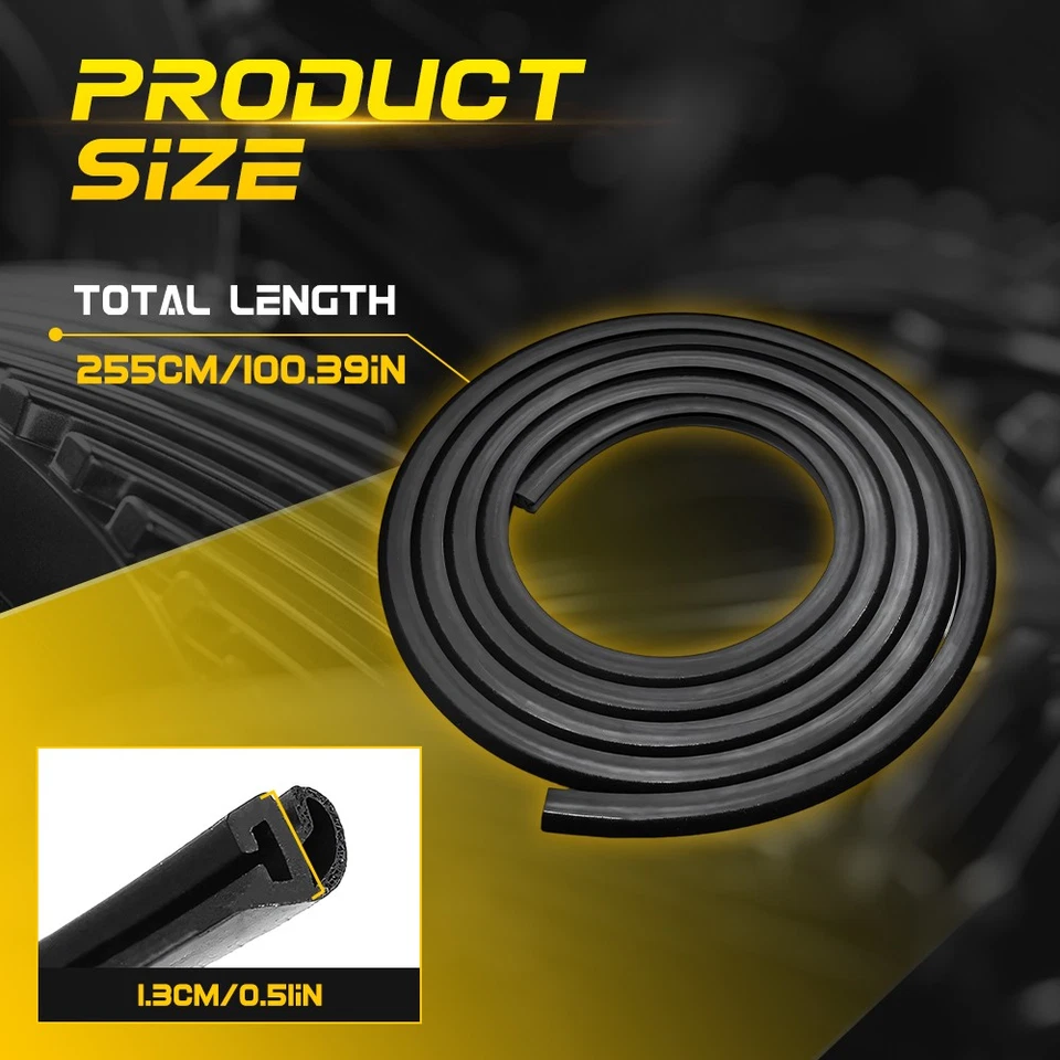 Sunroof Gasket Seal Rubber Fit VW Jetta Beetle Golf GTI Audi A4 S4 8D0877297 1X - Image 2 of 4