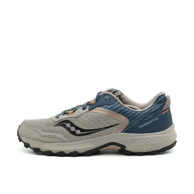 Saucony Herren Excursion TR 15 Sneaker Grau/Blau Trail Trail-Laufschuhe EU 44.5