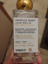 Truly Vanilla Baby Luxury Body Oil 3.1 fl oz 90 ML 