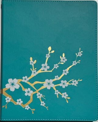 Eccolo Oversized Soft Leatherette Embossed Notebook Journal 10'' x 8''