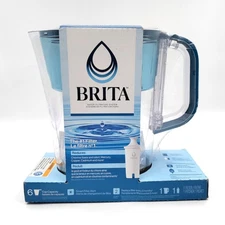 NEW Brita 6 Cup Space Saver Water Pitcher with Filter BPA Free, Teal