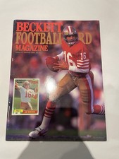 JOE MONTANA COVER - BECKETT FOOTBALL CARD MAGAZINE ISSUE #2 JAN/FEB 1990