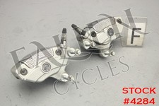 2012 Harley Electra Glide Cvo Brembo Front Brake Caliper Set 25k Silver 4284 2012 Harley Electra Glide Cvo Brembo Front Brake Caliper Set 25k Silver 4284
