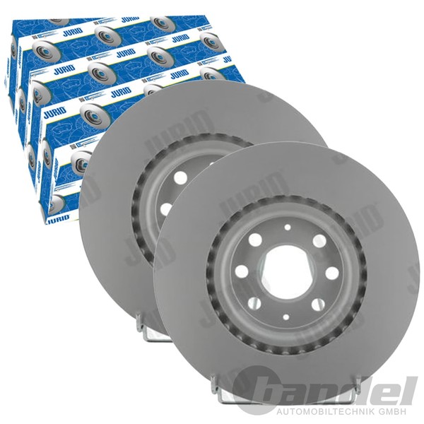 2X Jurid Bremsscheiben Vorne 284Mm BelÜFtet Passend FÜR Fiat Doblo Grande Punto-image