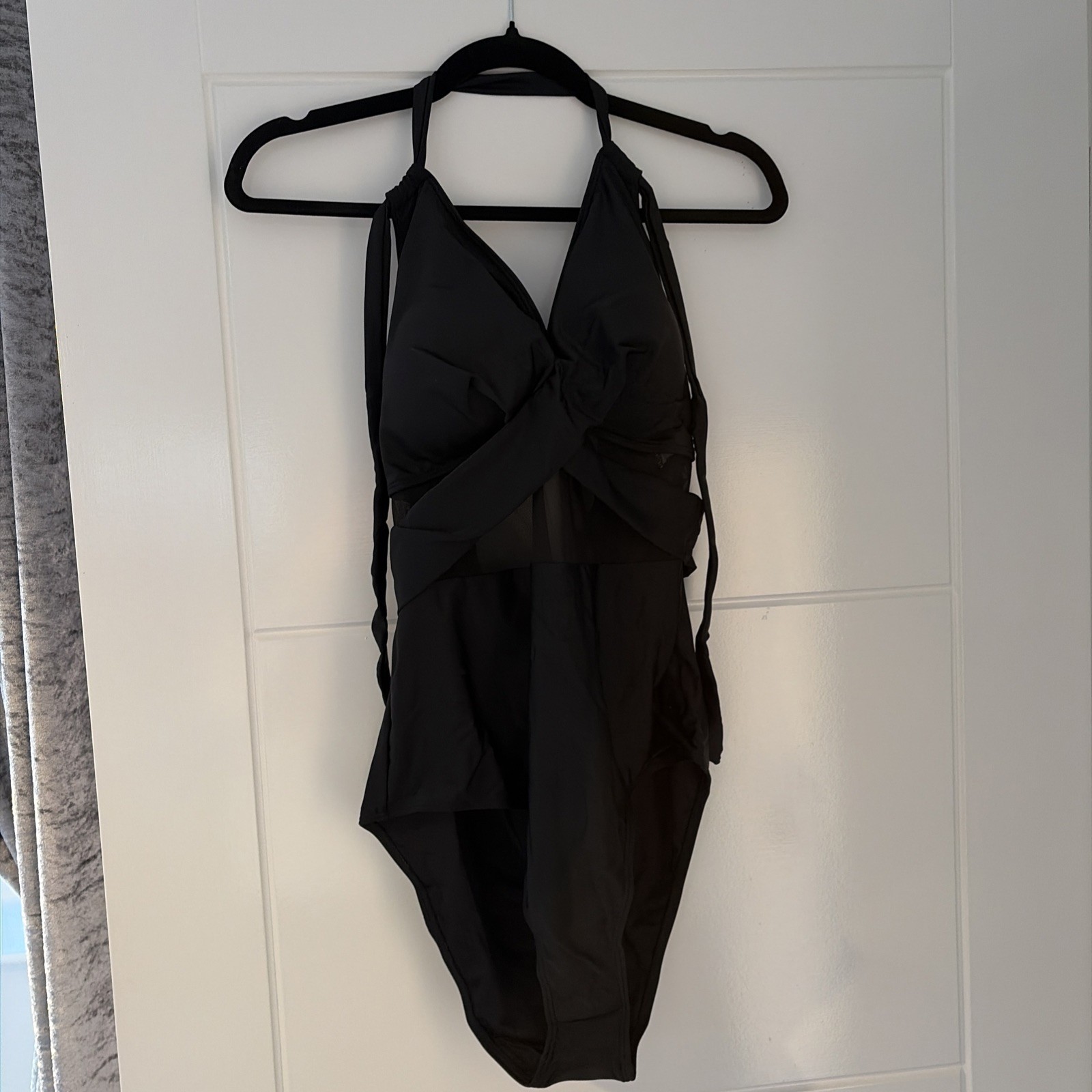 Woman’s Black One Piece Swimming Costume
