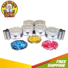 Engine Pistons And Rings Fits 93-02 Ford Probe Mazda Millenia 626 2.5l V6 Kl