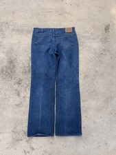 Vintage 70s Levi  s 517 Orange Tab Denim Blue Jeans Flared Boot cut 38x34