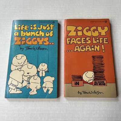 Ziggy Faces Life Again & Life is Just a Bunch of Ziggys 2 Comic Books Tom Wilson