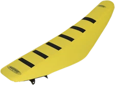 SDG 6-Ribbed Seat Cover - Black Ribs/Yellow Top/Yellow Sides 95925KYY