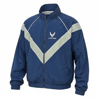 US Air Force Jacket Men Small Long Blue PTU Skilcraft Long Sleeve Full Zip