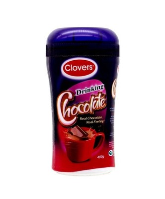Clovers Drinking Chocolate Powder 400g | Rich Hot Chocolate Drink Mix