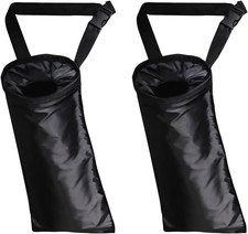 Car Trash Bag, Hanging Car Garbage Can with Elastic Opening, Portable Waterproof
