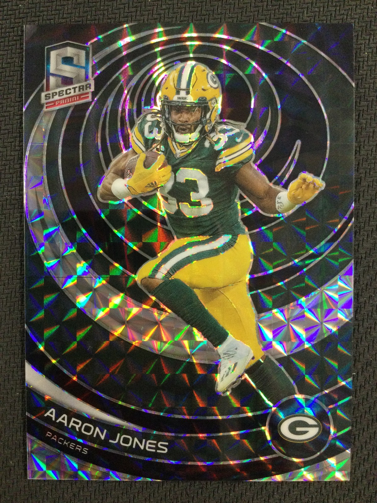 2023 Panini Spectra #33 Aaron Jones Interstellar /60 Green Bay Packers