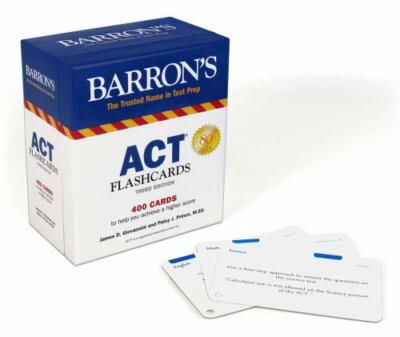 ACT Flashcards; Barron's Test Prep - cards, James D Giovannini, 9781438079035