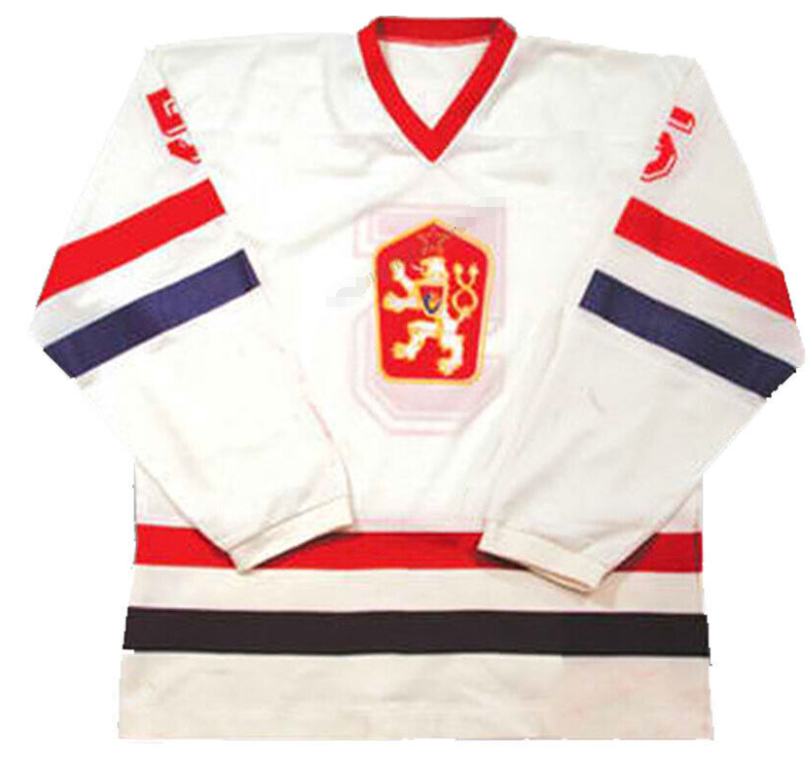 Throwback Suchanek 5 Team Czechoslovakia Hockey Jerseys Stitched Custom Name eBay