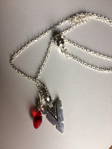 Arrowhead Charm Jewelry Set With Crystal Handcrafted - Picture 8 of 8
