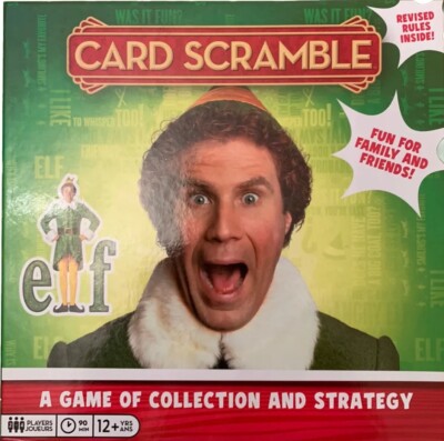 ELF Card Scramble Weihnachtsspiel Sammlung & Strategie, Alter 12+ 2-4 Spieler